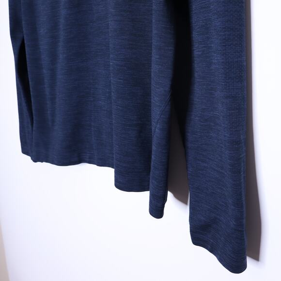 LULULEMON Vent Tech Half Zip Mineral Blue Long Sleeve Pullover Active Men's L - Picture 7 of 14